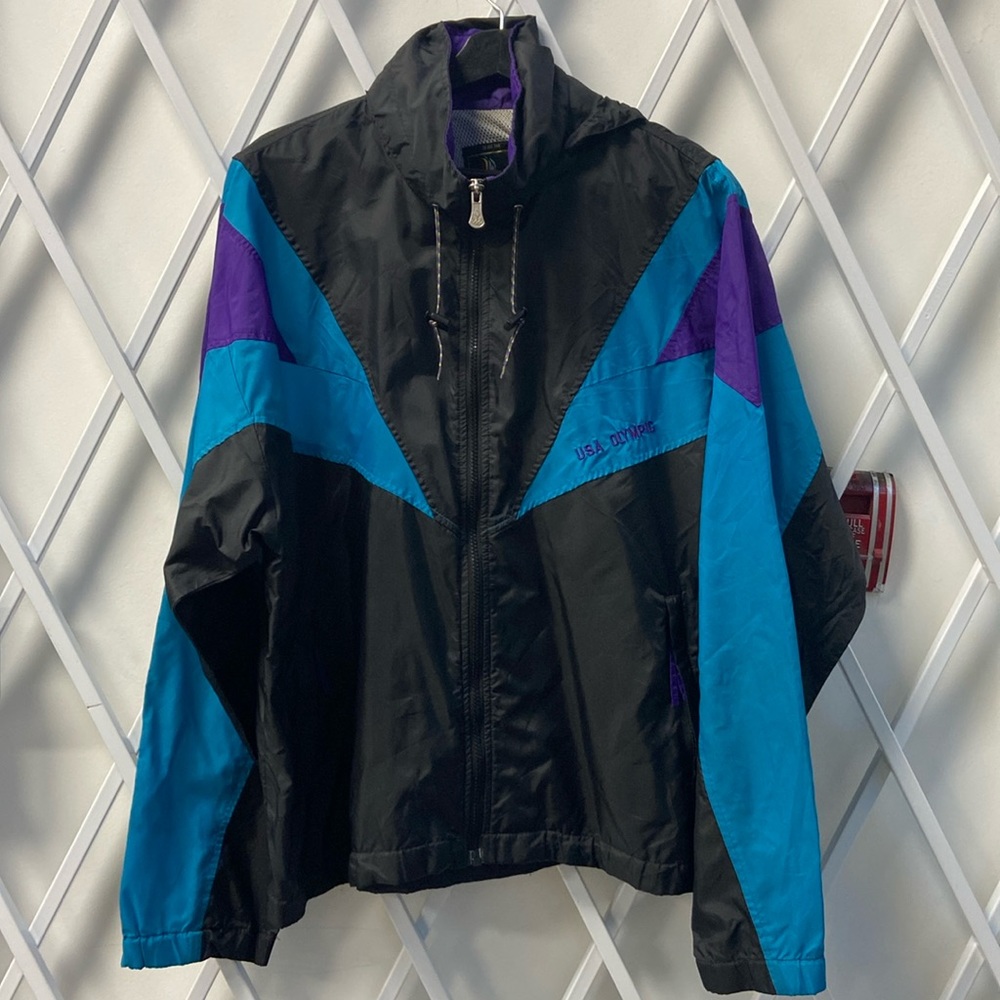 USA Olympic Windbreaker - L